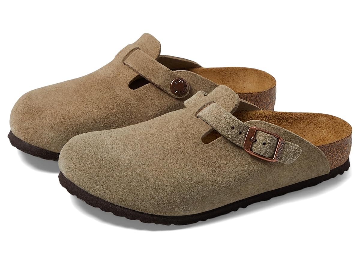 Amazon.com | Birkenstock Boy's Boston-Suede (Toddler/Little